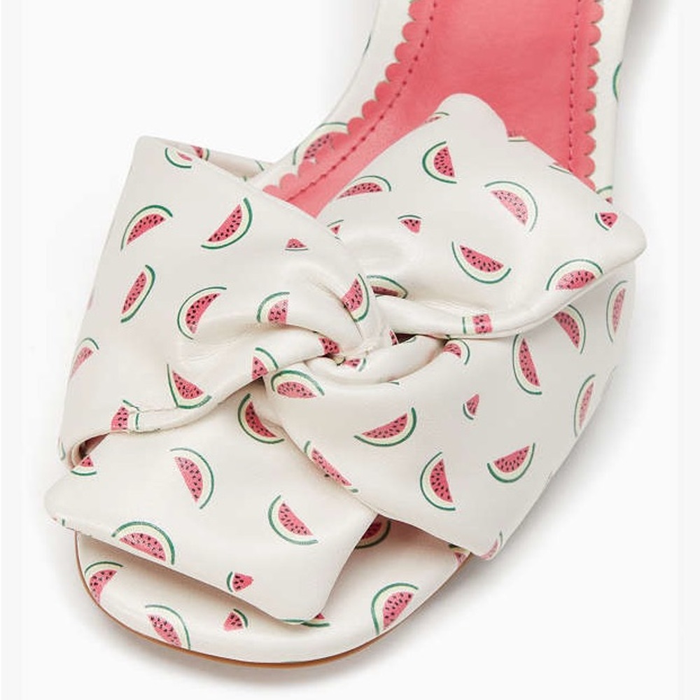 Kate Spade Camille Watermelon Party Sandals  NEW!! Super Rare Fun Shoes Size 8 - Picture 4 of 13
